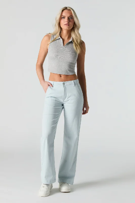 Everyday Straight Leg Pant Comfortable Denim Pants