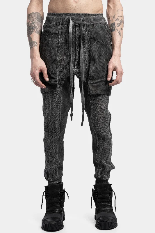 Low crotch gusset linen pants, Plomb Comfy High-Waist Jeans