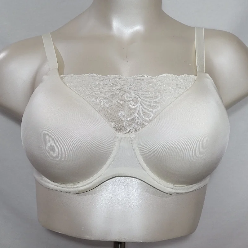 Le Mystere 1199 5-Way Convertible Camisole UW T-Shirt UW Bra 32D White NWT Zippered Front Buttoned Front Snap Front