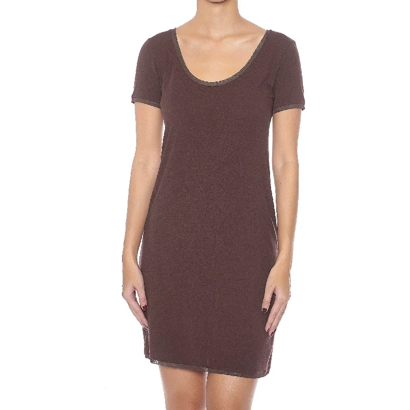 Douceur Soft T-Shirt Dress Fitted T-Shirt Seamless Stretchy