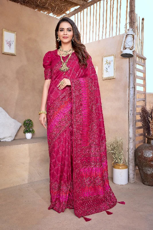 Women Wedding Wear Jaquard Weaving Worked Pure Pasmina Saree With Un Stitched Blouse Sweetheart Neck Blouse Women Wedding Wear Jaquard Weaving Worked Pure Pasmina Saree With Un Stitched Blouse Sweetheart Neck Blouse