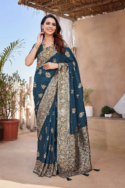 Women Wedding Wear Jari Weaving Paithani Silk Saree With Un Stitched Blouse Sheer Sleeve Blouse Women Wedding Wear Jari Weaving Paithani Silk Saree With Un Stitched Blouse Sheer Sleeve Blouse
