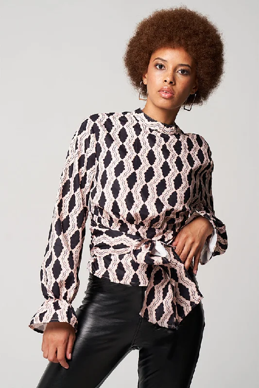 Blouse Embroidered Floral Blouse