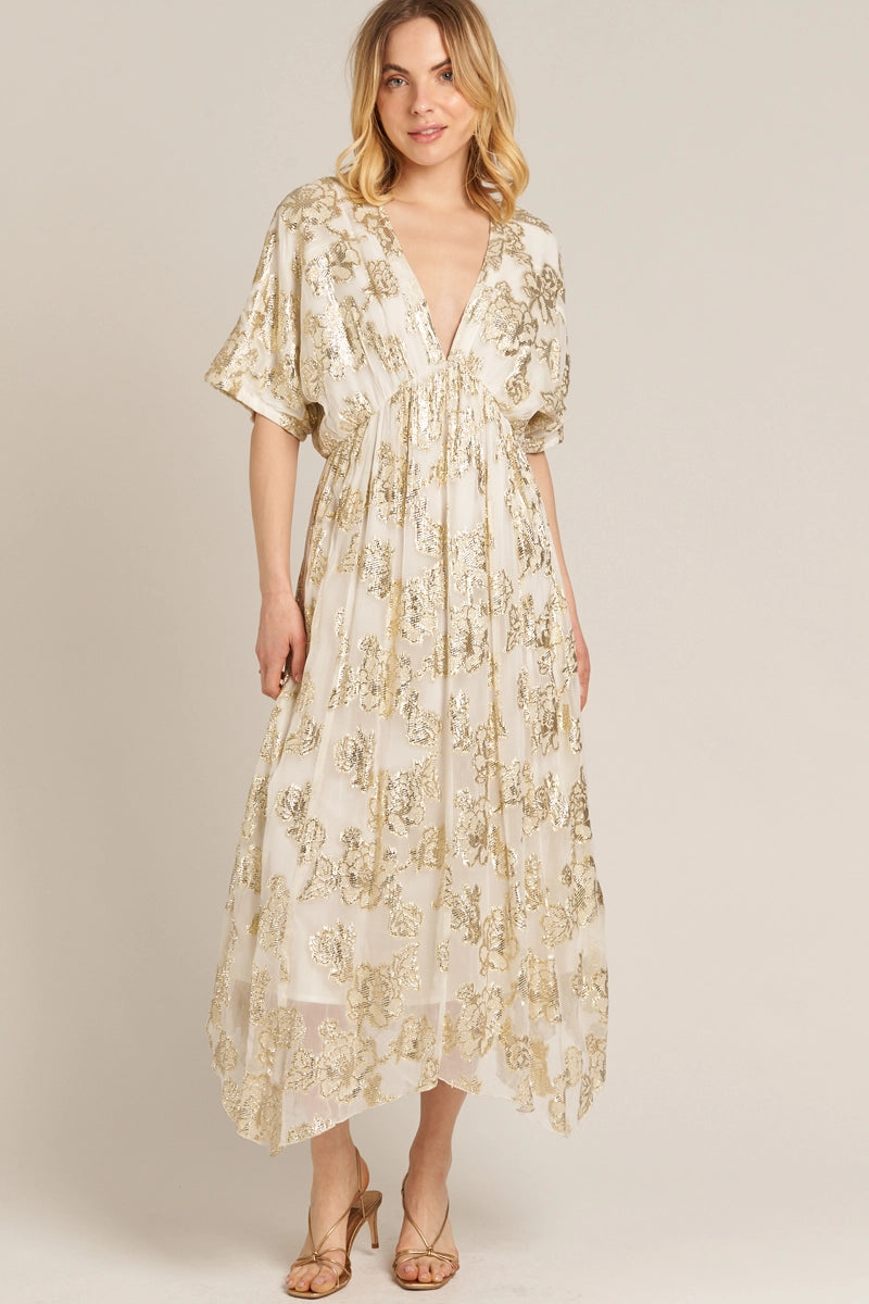 Astraea Maxi Dress Elegant Wraparound Maxi Dress