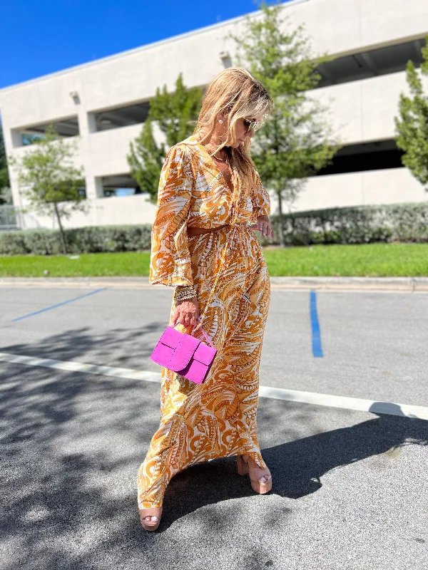 CARO MAXI DRESS Fashionable High-Waist Maxi Dress