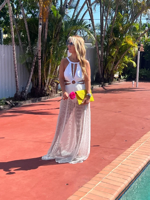 MARTA MAXI DRESS Cozy Spaghetti Strap Maxi Dress