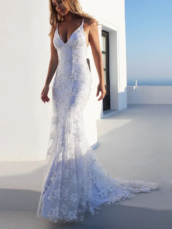 Spaghetti Strap V Neck Chiffon Lace Wedding Maxi Dress Fashionable Layered Maxi Dress Spaghetti Strap V Neck Chiffon Lace Wedding Maxi Dress Fashionable Layered Maxi Dress