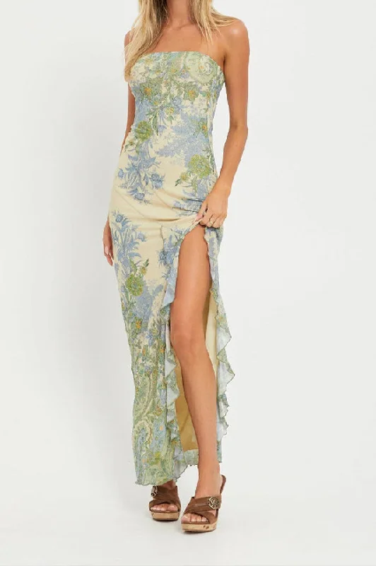 Theo Maxi Dress Fashionable High-Low Maxi Dress