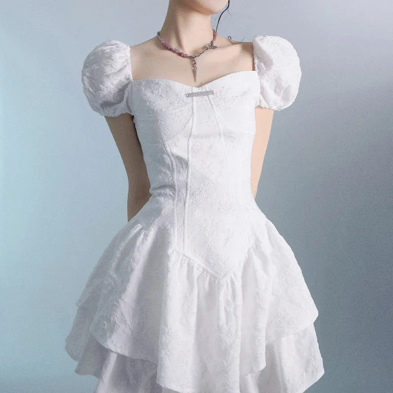 Vintage V-Neck Birthday French Maxi Dresses for Women Puff Sleeve Party Korean Dress Woman Corset Ladies Summer Clothes Stylish Maxi Dress with Pleats Vintage V-Neck Birthday French Maxi Dresses for Women Puff Sleeve Party Korean Dress Woman Corset Ladies Summer Clothes Stylish Maxi Dress with Pleats