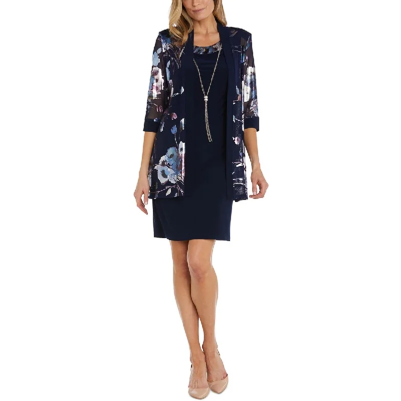 Womens 2PC Jacket Two Piece Dress
