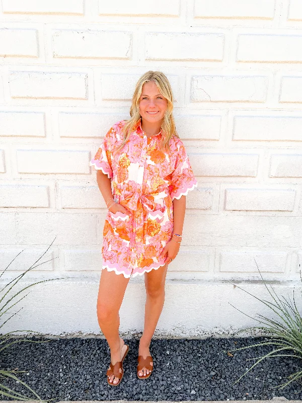 Lilac Poplin Dress