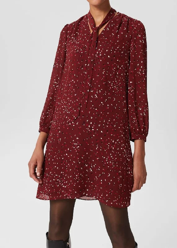 Joella Dress 0222/5201/9322l00 Wine-Red