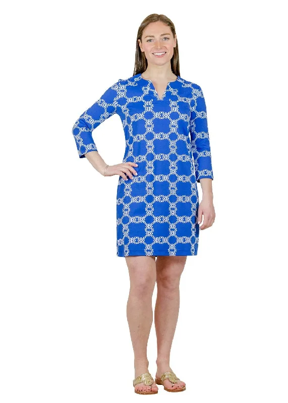 Lucille Dress 3/4- Flower Petal Chain