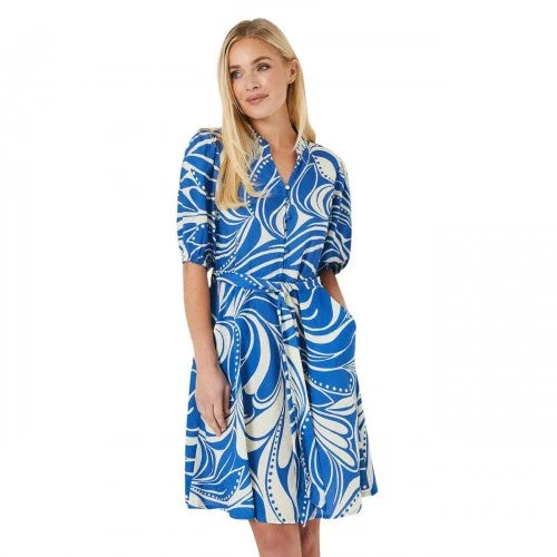 Principles Womens/Ladies Abstract Petite Puff Sleeve Mini Dress Trendy Cut-Out Mini Dress Principles Womens/Ladies Abstract Petite Puff Sleeve Mini Dress Trendy Cut-Out Mini Dress