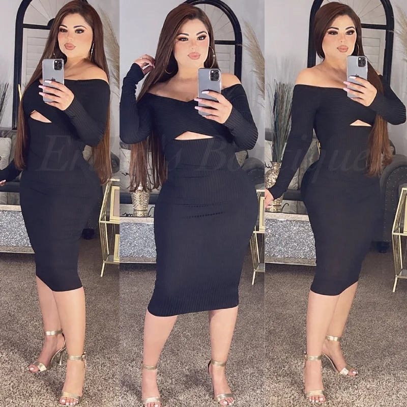 Wow Worthy Dress (Black)