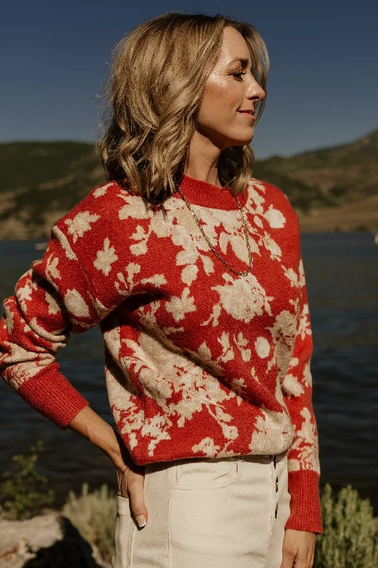Legend Sweater | Rust Multi Handmade Hand-knitted Hand-woven