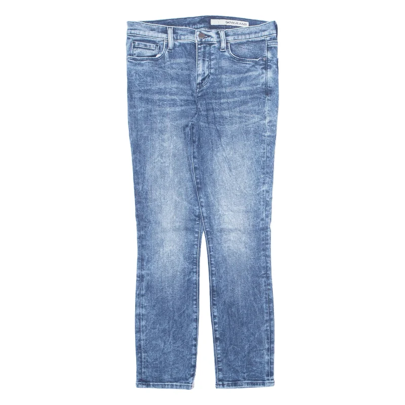 DKNY Jeans Blue Denim Slim Tapered Acid Wash Womens W28 L26 Elegant Bootcut Fit Jeans DKNY Jeans Blue Denim Slim Tapered Acid Wash Womens W28 L26 Elegant Bootcut Fit Jeans