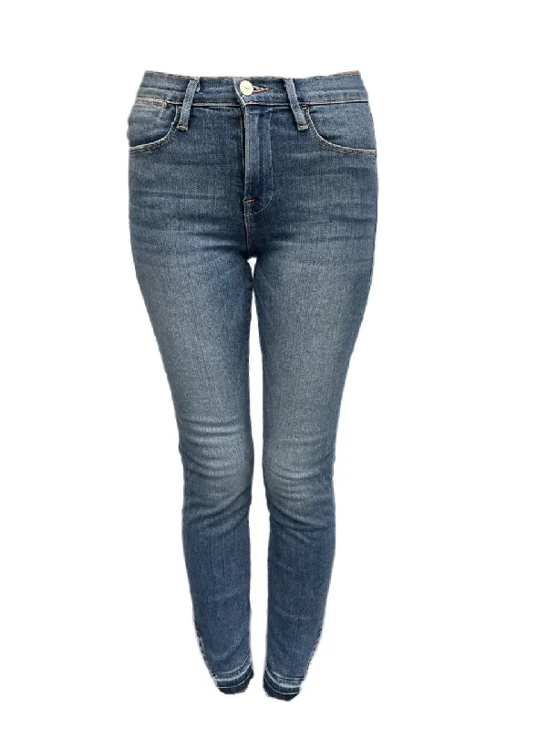 FRAME Denim Women's Revere Le High Skinny Jeans Size 24 NWT Trendy Paperbag Waist Jeans FRAME Denim Women's Revere Le High Skinny Jeans Size 24 NWT Trendy Paperbag Waist Jeans