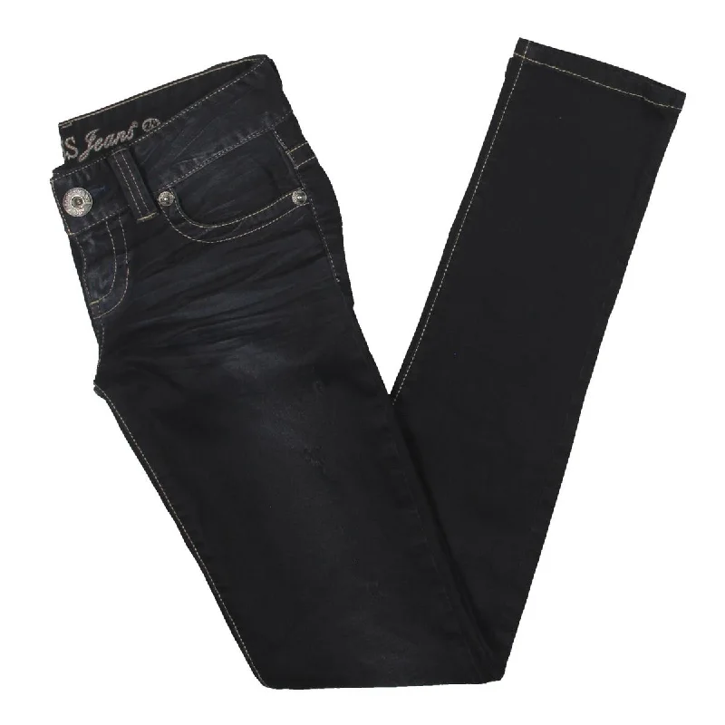 Guess Womens Low Rise Dark Wash Skinny Jeans Casual Light Wash Jeans