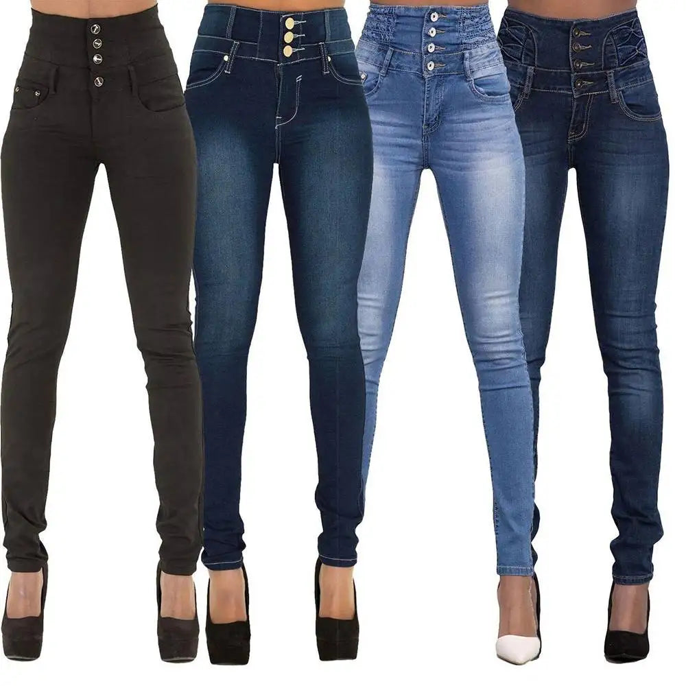 High Waist Slim Pencil Jeans 2023 Vintage Denim Pants Women Comfortable Distressed Straight-Leg Jeans High Waist Slim Pencil Jeans 2023 Vintage Denim Pants Women Comfortable Distressed Straight-Leg Jeans