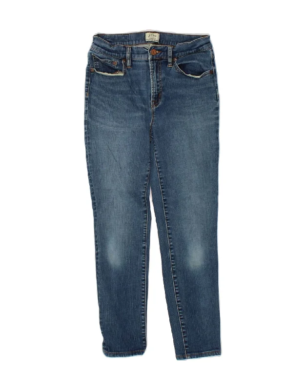 J. CREW Womens Lookout High Rise Skinny Jeans W28 L25 Navy Blue Cotton Stylish High-Rise Mom Jeans J. CREW Womens Lookout High Rise Skinny Jeans W28 L25 Navy Blue Cotton Stylish High-Rise Mom Jeans