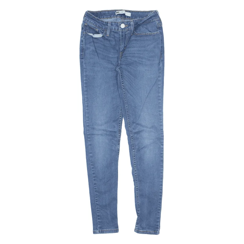LEVI'S Jeans Blue Denim Slim Jegging Stone Wash Womens W27 L30 Casual Skinny Fit Jeans LEVI'S Jeans Blue Denim Slim Jegging Stone Wash Womens W27 L30 Casual Skinny Fit Jeans