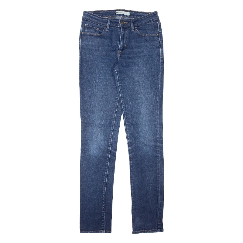 LEVI'S Mid Rise Jeans Blue Denim Slim Skinny Stone Wash Womens W28 L34 Stylish Slim Fit Denim LEVI'S Mid Rise Jeans Blue Denim Slim Skinny Stone Wash Womens W28 L34 Stylish Slim Fit Denim