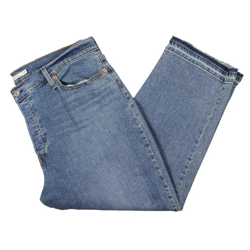 Levi's Womens High Rise Medium Wash Straight Leg Jeans Fashionable Jeggings Style Jeans