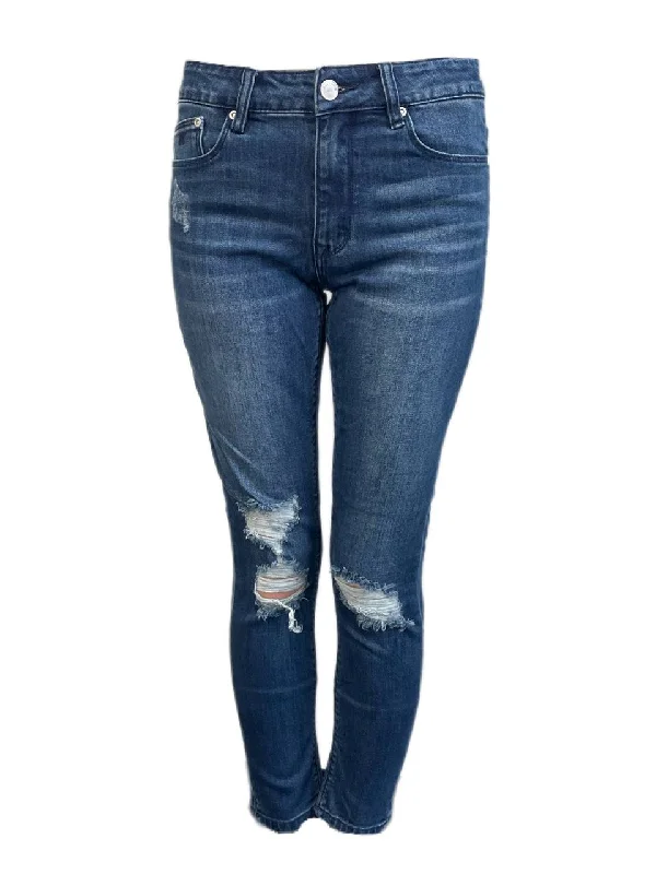 RES DENIM Women's Leeds Trashqueen Low-Rise Skinny Jeans Size 26 NWT Fashionable Slouchy Fit Jeans RES DENIM Women's Leeds Trashqueen Low-Rise Skinny Jeans Size 26 NWT Fashionable Slouchy Fit Jeans