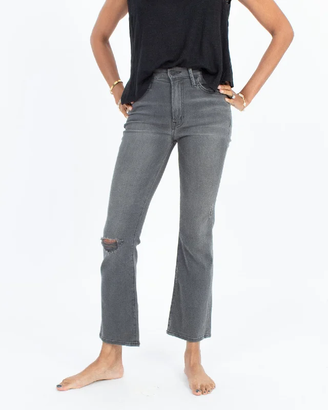 "The Insider Crop" Jeans Comfortable Low-Rise Jeans