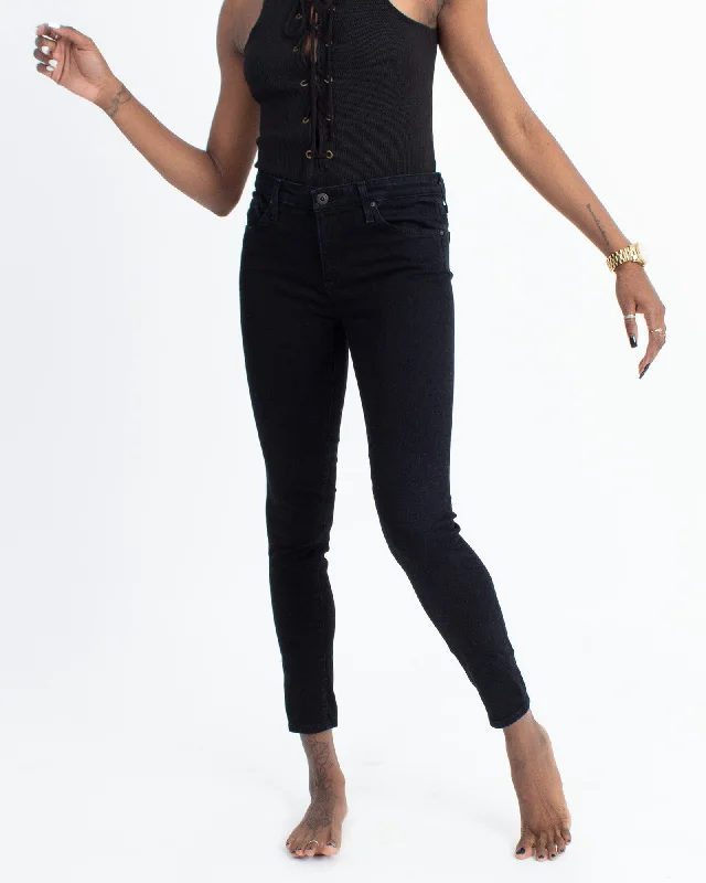 "The Legging Ankle" Super Skinny Jeans Chic Double Waistband Jeans