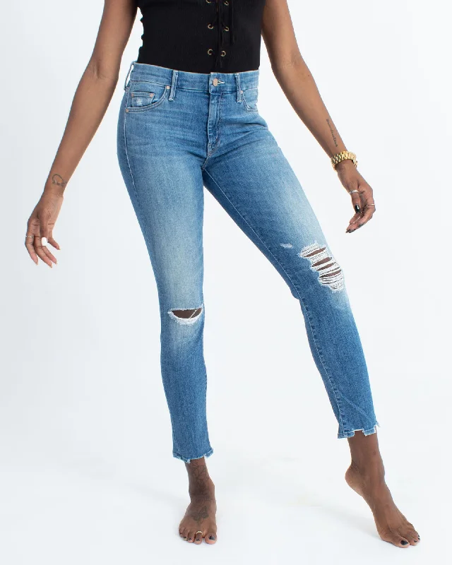 "The Looker Ankle Chew" Jeans Trendy Skinny Fit Jeans