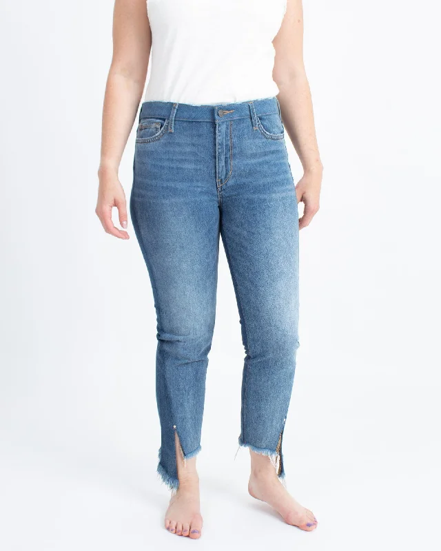 "The Mary Jane" Straight Ankle Jeans Casual Loose Fit Jeans