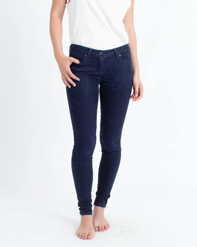 "Verdugo" Ultra Skinny Jeans Elegant High-Waisted Flared Jeans