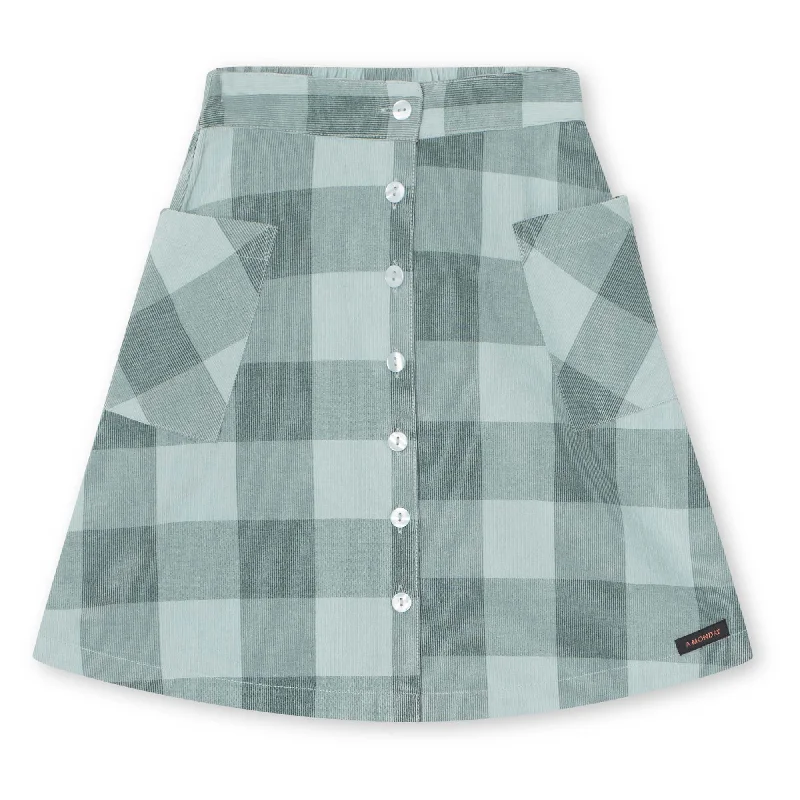 A Monday In Copenhagen Botanical Garden Check Sandra Skirt wool skirt warm