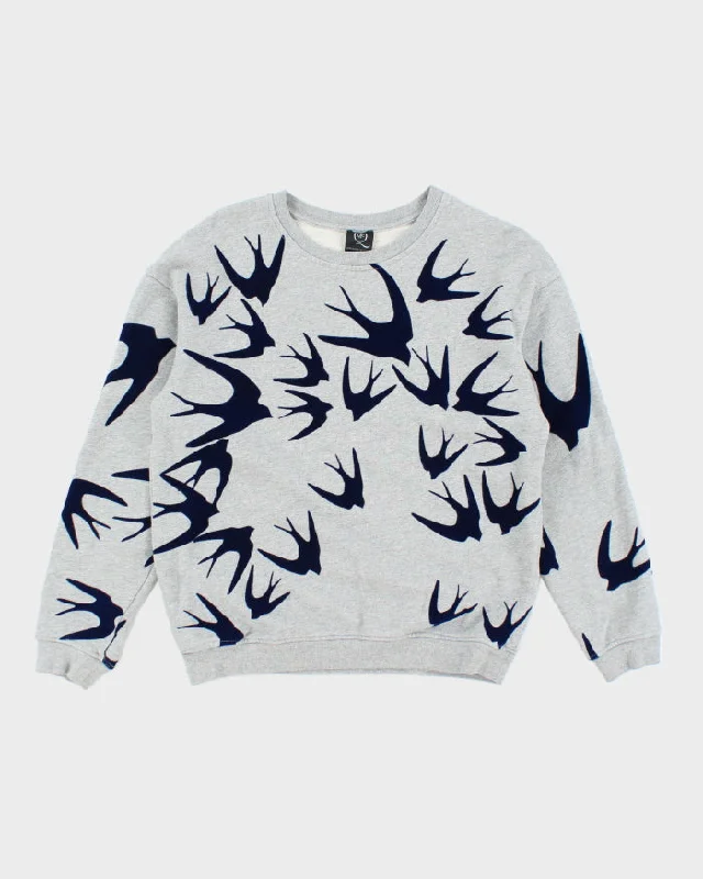 Alexander McQueen Swallow Sweatshirt - XS Hoodie with Batwing Sleeves Loose Dramatic Alexander McQueen Swallow Sweatshirt - XS Hoodie with Batwing Sleeves Loose Dramatic