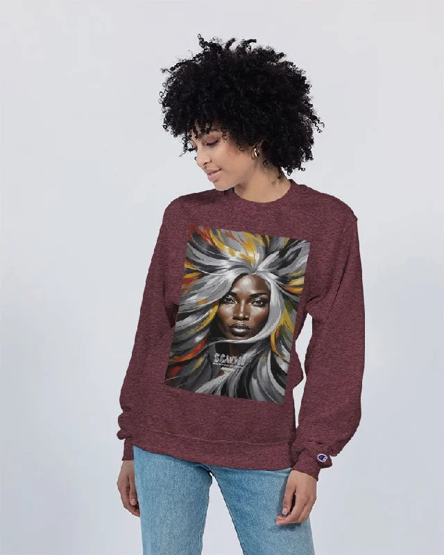 Black Sister Collection [Part 1 ] Unisex Sweatshirt | Champion Cotton Hoodie Fleece Lining Warmth