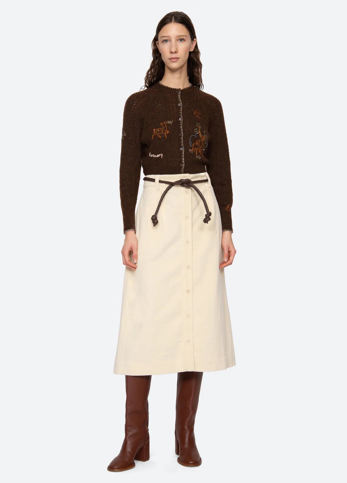 Carine Skirt chiffon skirt lightweight