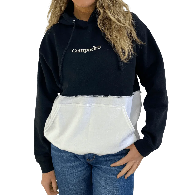 Compadre Unisex Hooded Sweatshirt Hoodie with Cuffed Sleeves Snug Secure