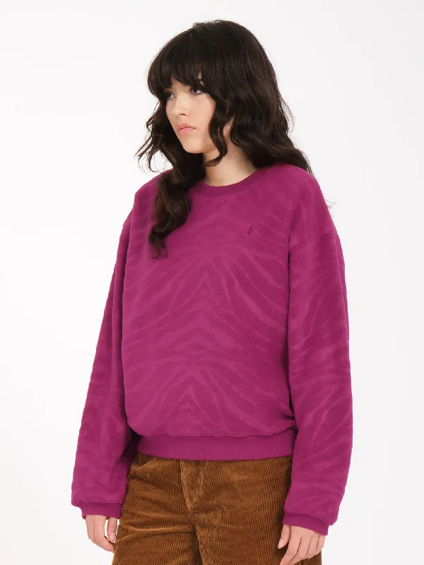 Error 101 Sweatshirt - WINE Hoodie with Illustration Artistic Creative