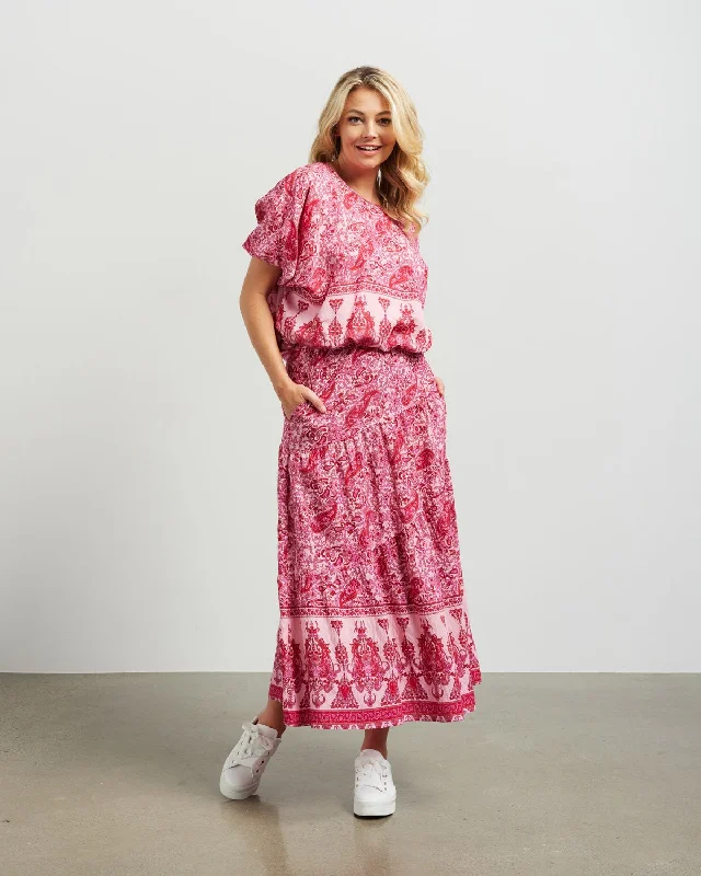 Et Alia Harper Skirt - Ambrosia linen skirt natural