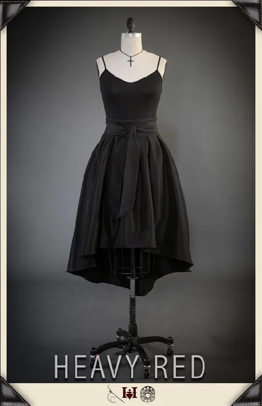 Fain Aristocratic Taffeta Skirt lace skirt intricate