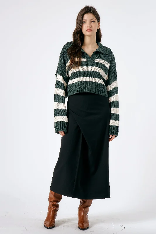 Hazel Wrap Effect Skirt summer skirt style