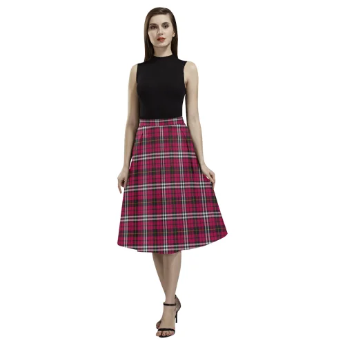 Little Tartan Aoede Crepe Skirt floral skirt print