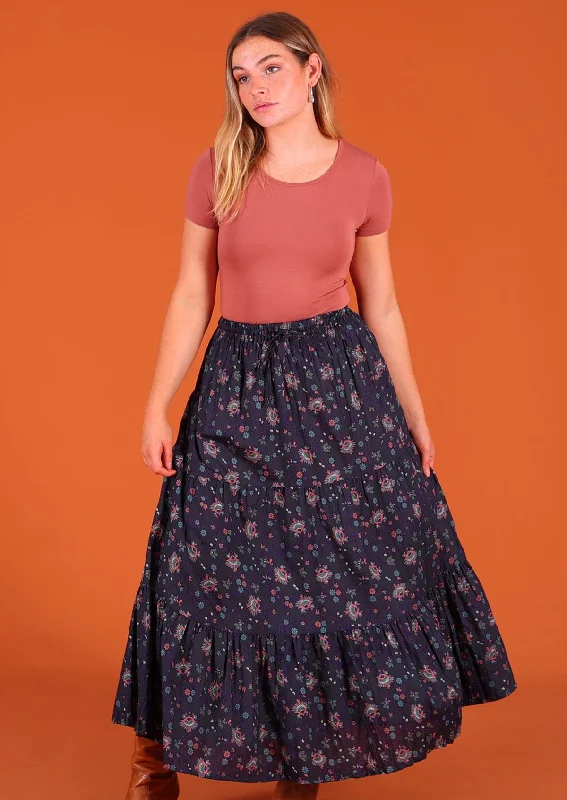 Maxi Skirt Eventide corduroy skirt textured