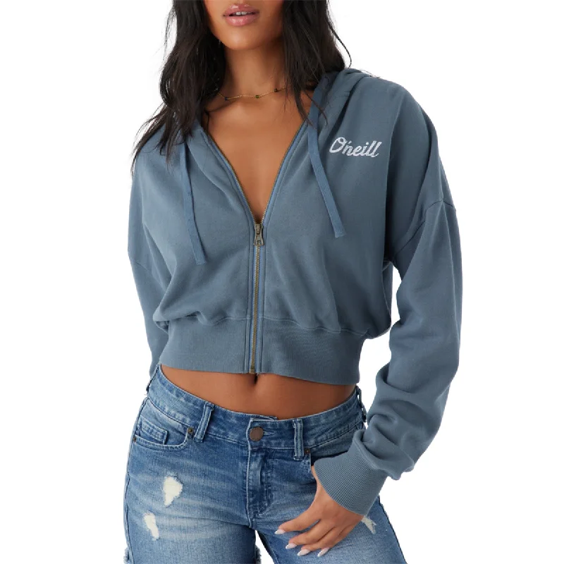 O'Neill Women's Dacie Zip Hoodie Hoodie with Set-In Sleeves Structured Classic