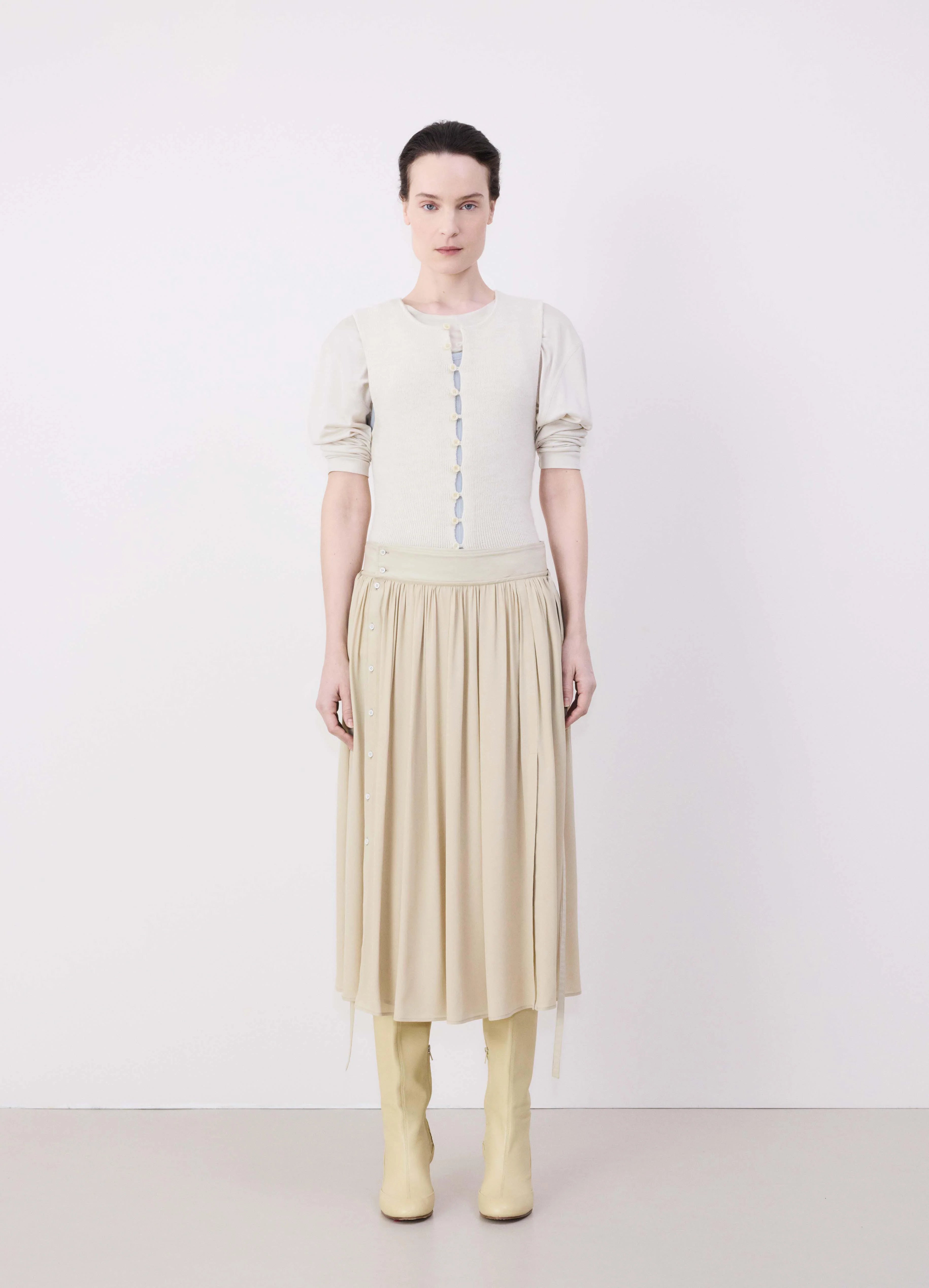SOFT SKIRT leather skirt modern
