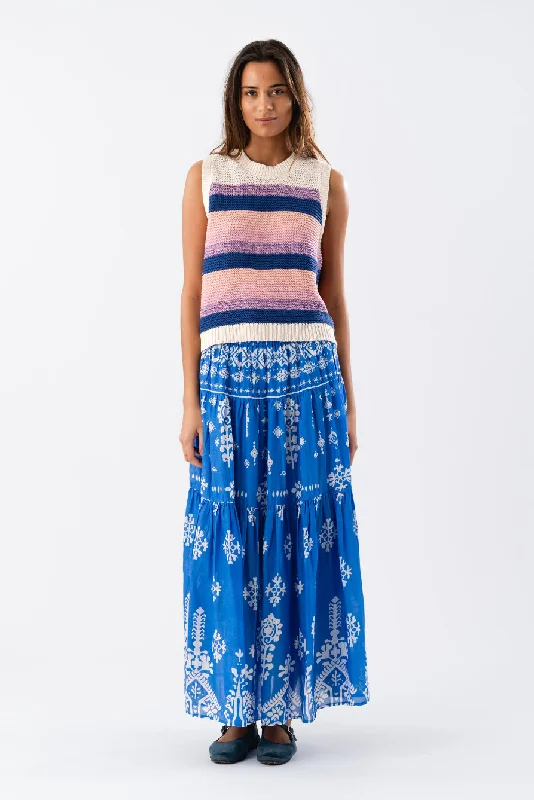 SUNSET MAXI SKIRT vintage skirt charm