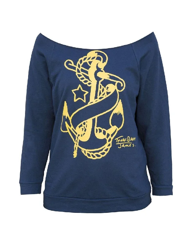 Tennessee Dave Anchor Womens Unfinished Sweatshirt Hoodie with Magnetic Closure Innovative Modern