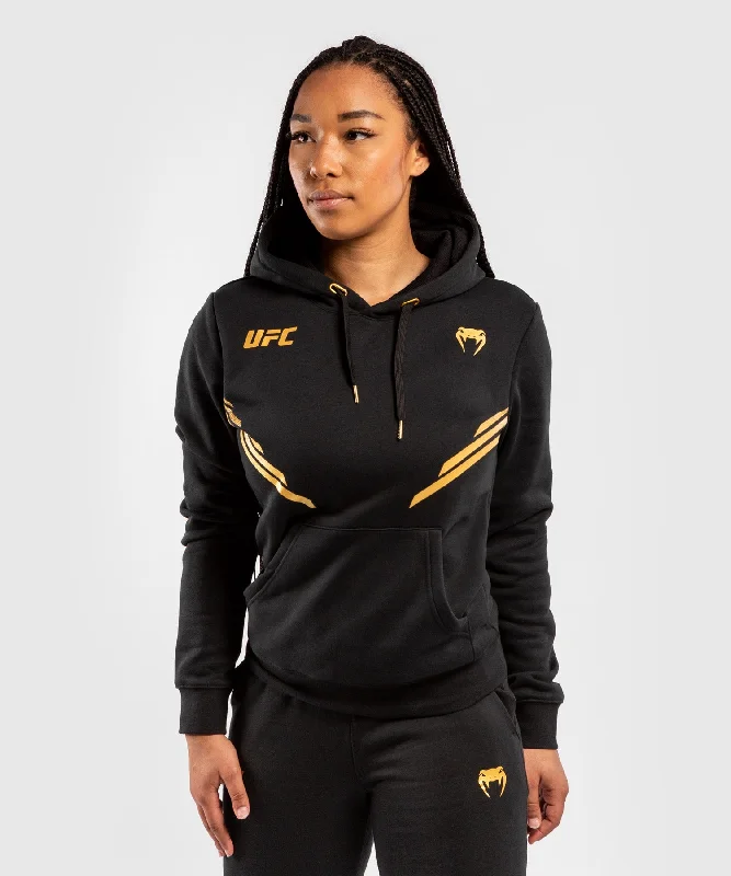 UFC Venum Replica Women's Hoodie - Champion Hoodie with Mock Neck Collared Structured UFC Venum Replica Women's Hoodie - Champion Hoodie with Mock Neck Collared Structured